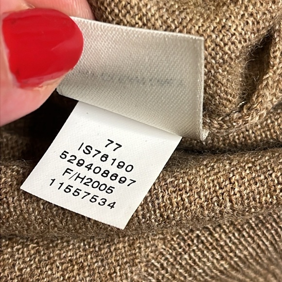John W. Nordstrom Mens Extra fie Merino Wool Quarter button Pullover Sweater - Picture 6 of 14